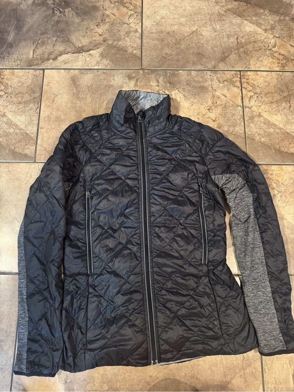 Lululemon black and Grey reversible jacket